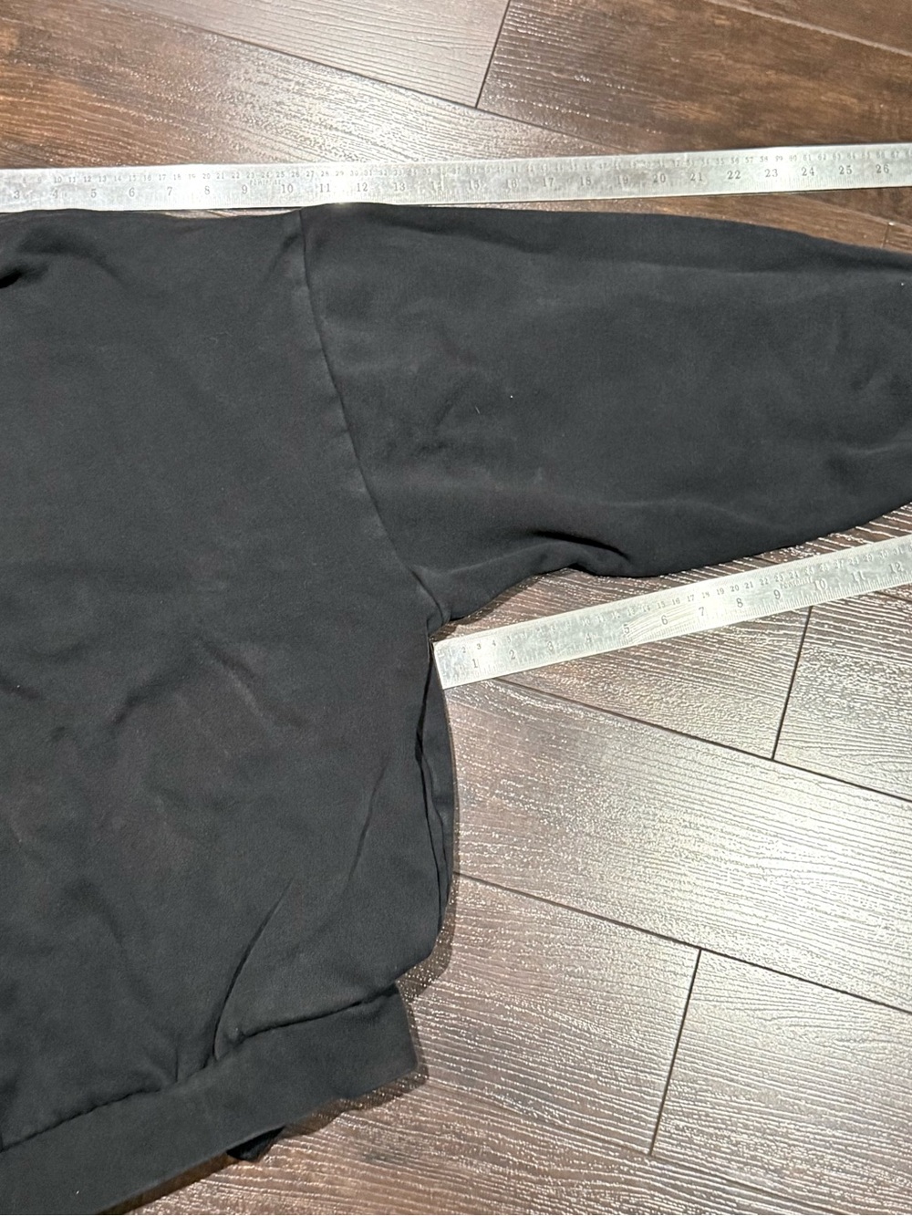 Fear of God Essentials Black Hoodie Pullover Sweatshirt Men’s Size XL Oversized - Picture 14 of 15